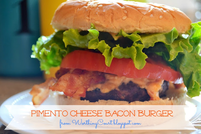 Pimento Cheese Bacon Burger from Worthing Court.  (Yum!)