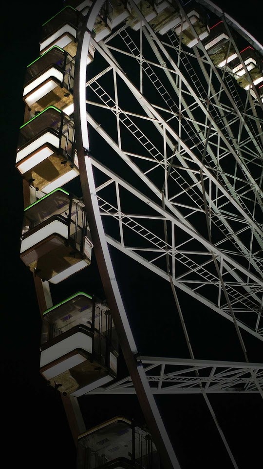   Ferris Wheel At Night   Android Best Wallpaper