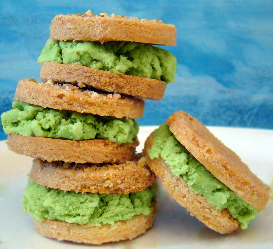 Phoenix Family Foodie Blog DairyFree Green Tea Ice Cream Sandwiches