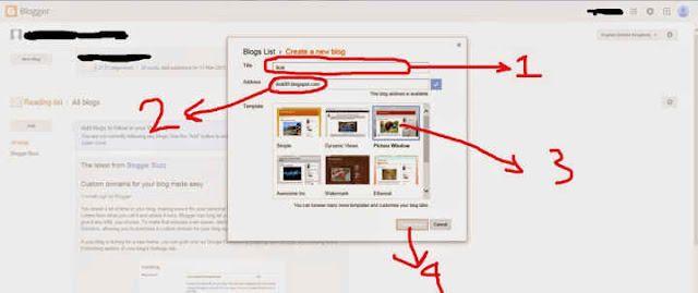 Cara Membuat Blog Sendiri di Blogger Cara Membuat Blog Sendiri di Blogger