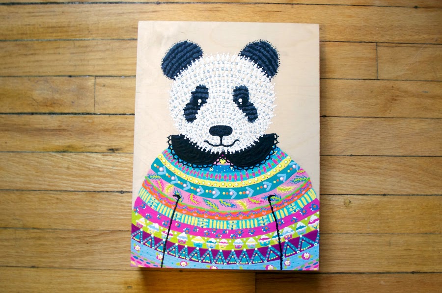 Acrylic Painting Panda Acrylic Painting Panda