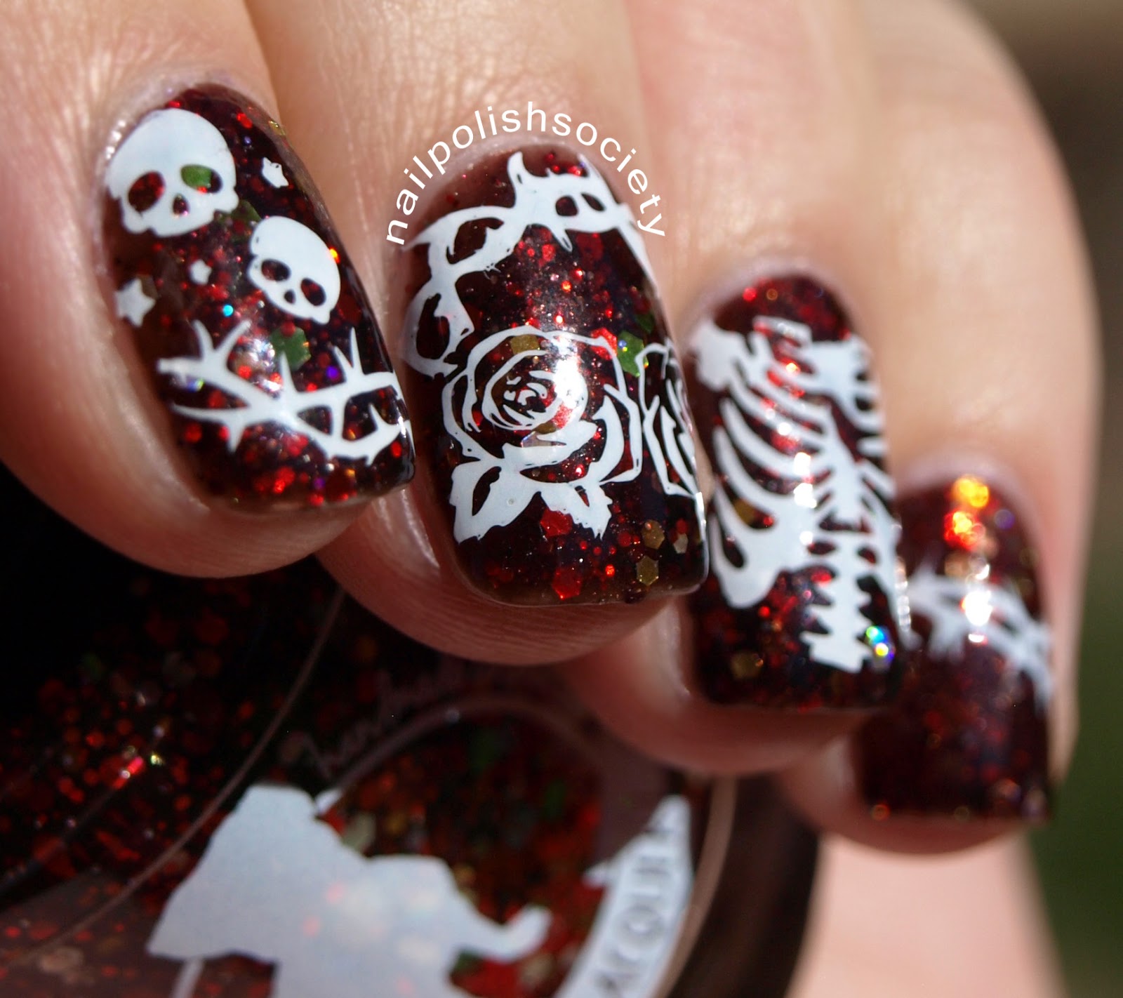 Nail Polish Society HPB Presents A Glittery Death