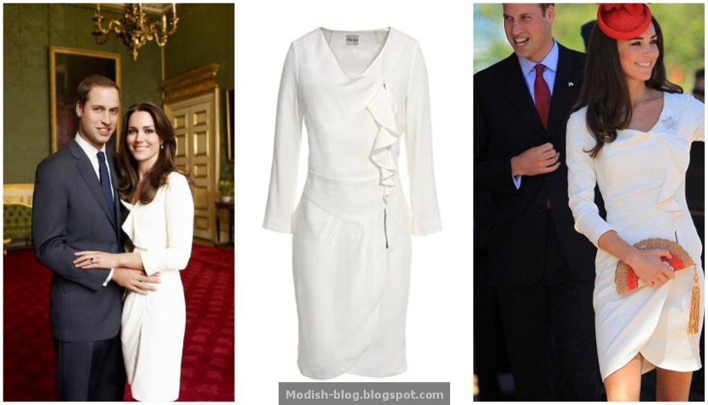 Kate Middleton Re-Wears Her White Reiss Dress