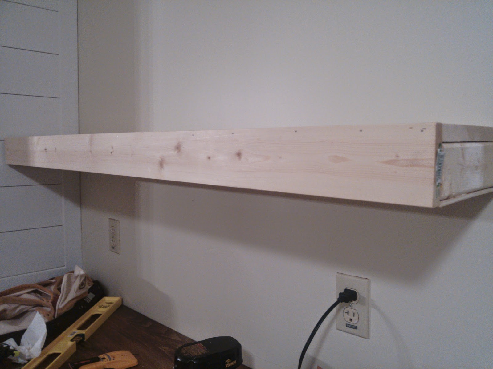 On Bliss Street DIY Floating Shelves for 20 each!