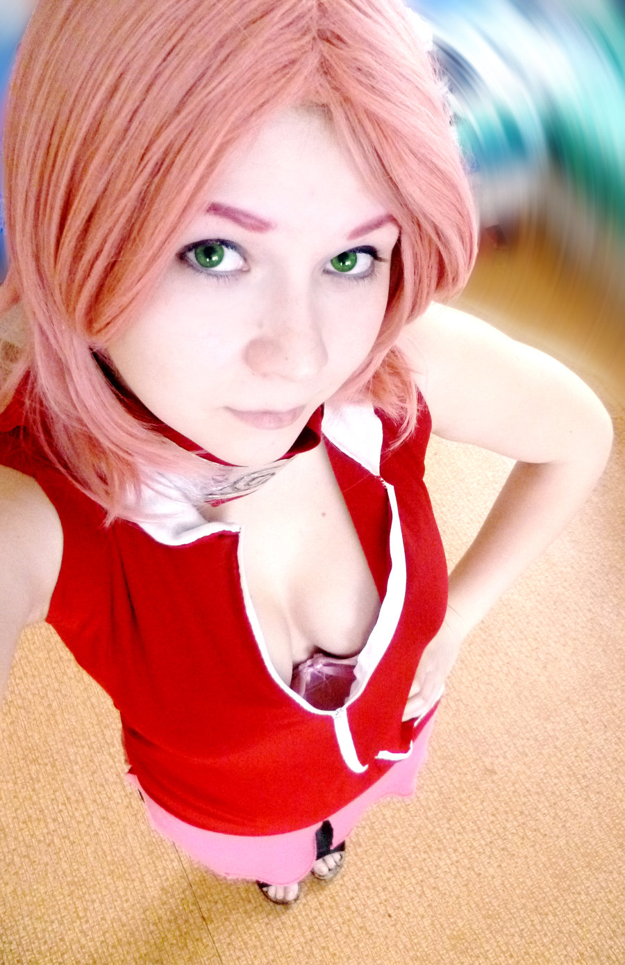 PIROK LOK COSPLAY NARUTO SHIPPUUDENSAKURA HARUNO