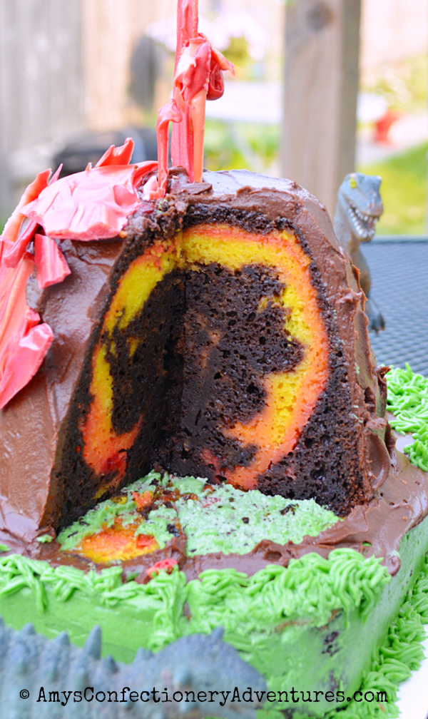 Volcano Cake Topper Volcano Cake Topper