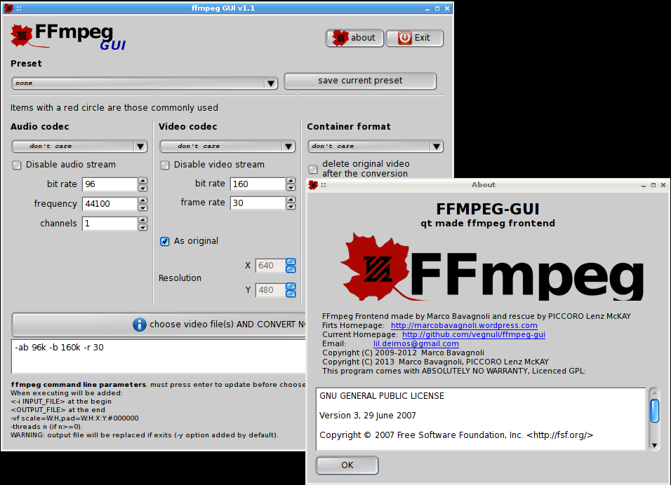 ffmpeg command line arguments ffmpeg command line arguments