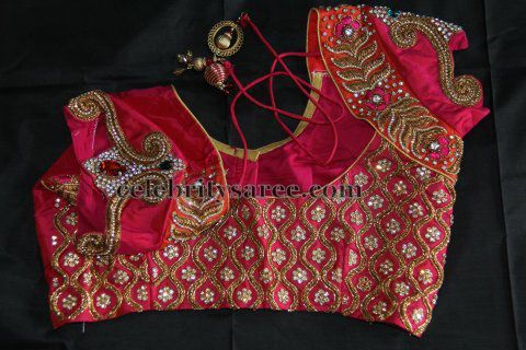 Blouse Patterns for Wedding Sarees
