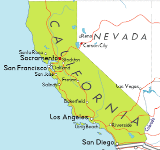 california california map