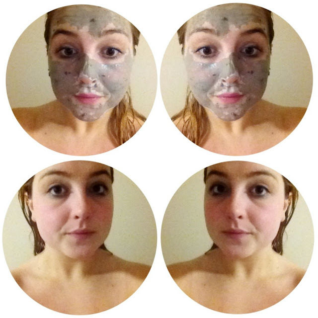 Glam Glow face mud Image of me wearing the Glam Glow face mud