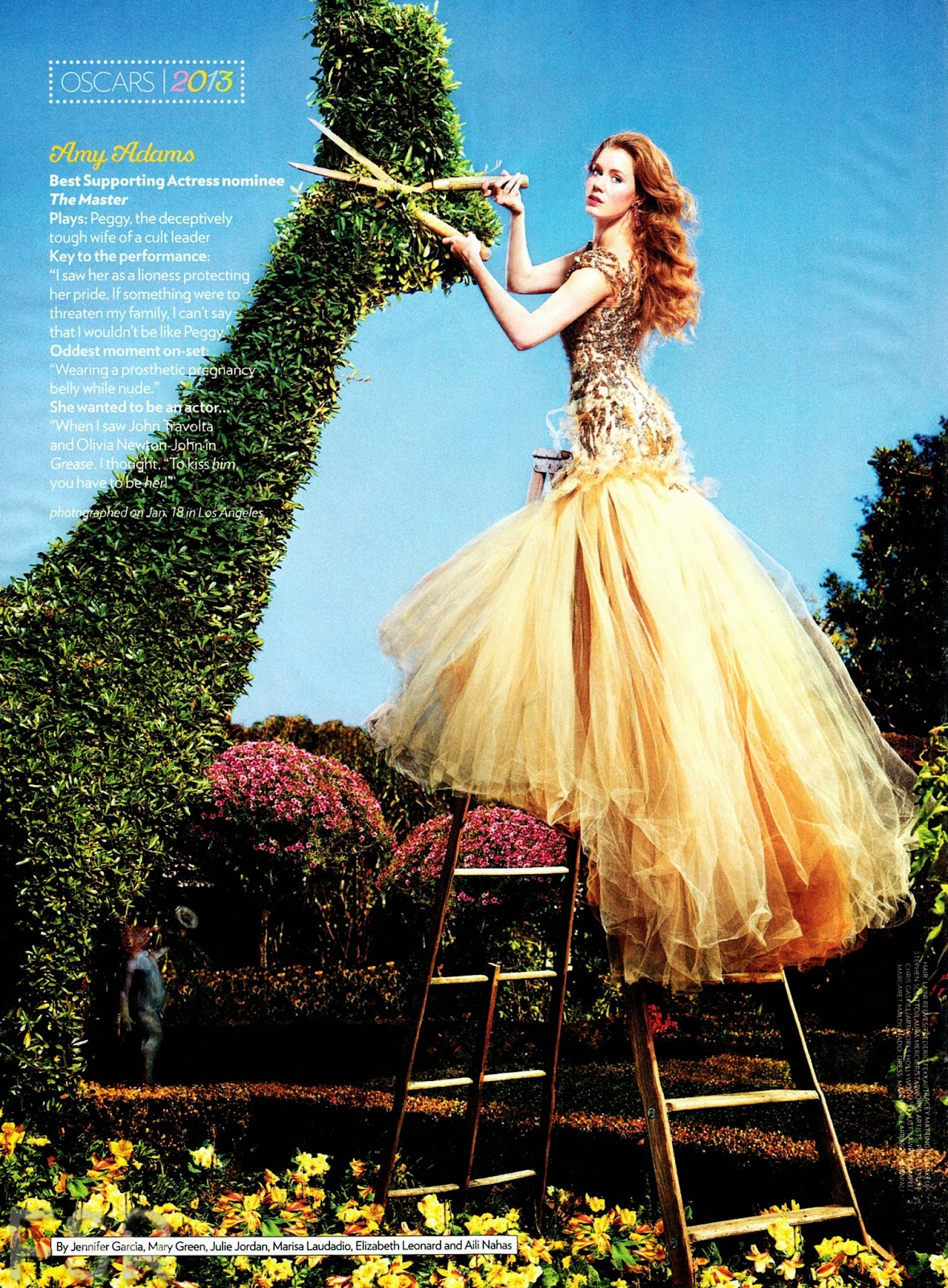 Jessica Chastain & Amy Adams People Magazine Photoshoot February 2013 Magazine Photoshoot : Jessica Chastain & Amy Adams Photoshot For People Magazine February 2013 Issue