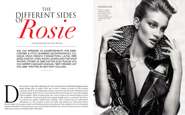 magazine layouts