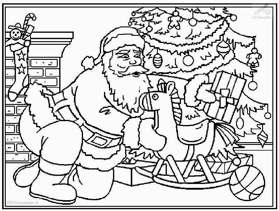 Coloring Pages: Santa Claus Coloring Pages Free and Printable