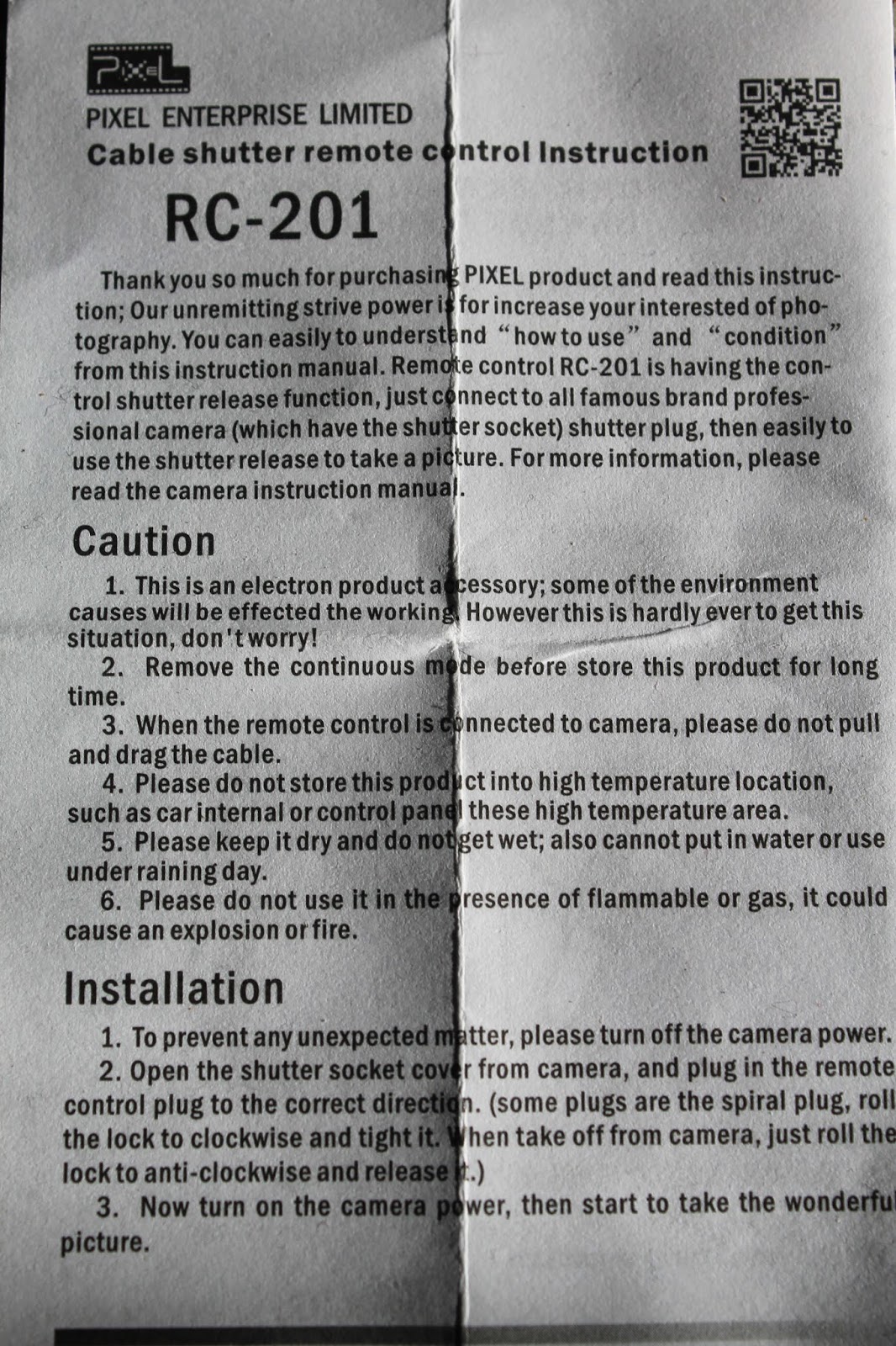 The Bohemian Budgie Chinese Instruction Leaflet