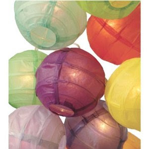 Multicolor Paper Lantern String Lights Multicolor Paper Lantern String Lights