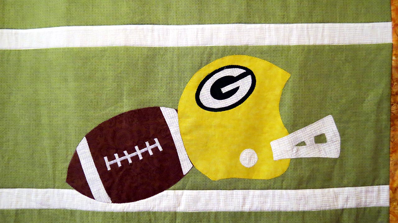 Sew, What's Cookin'? Green Bay Packers Quilt 9