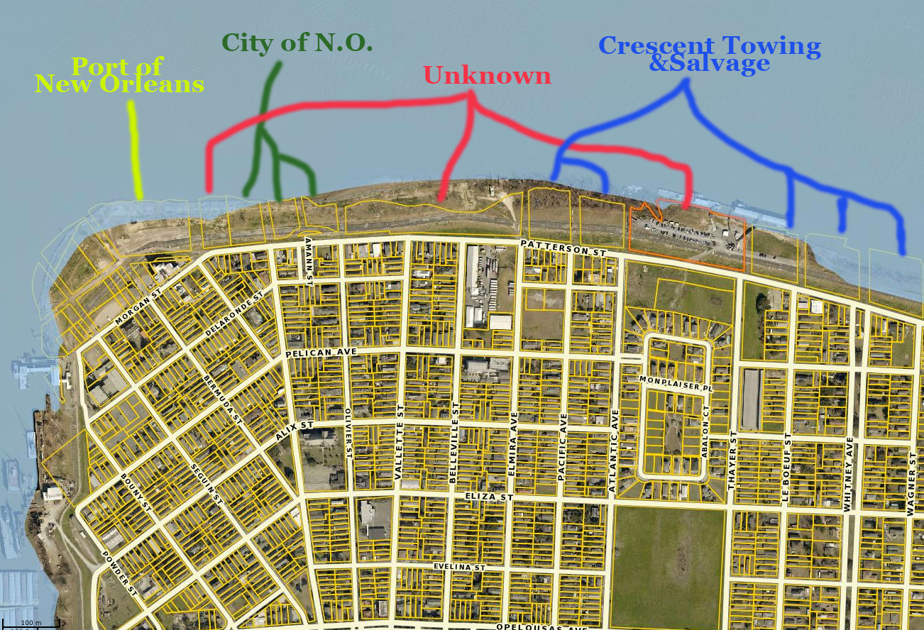 American Zombie New Orleans Neighborhoods Algiers Point Batture