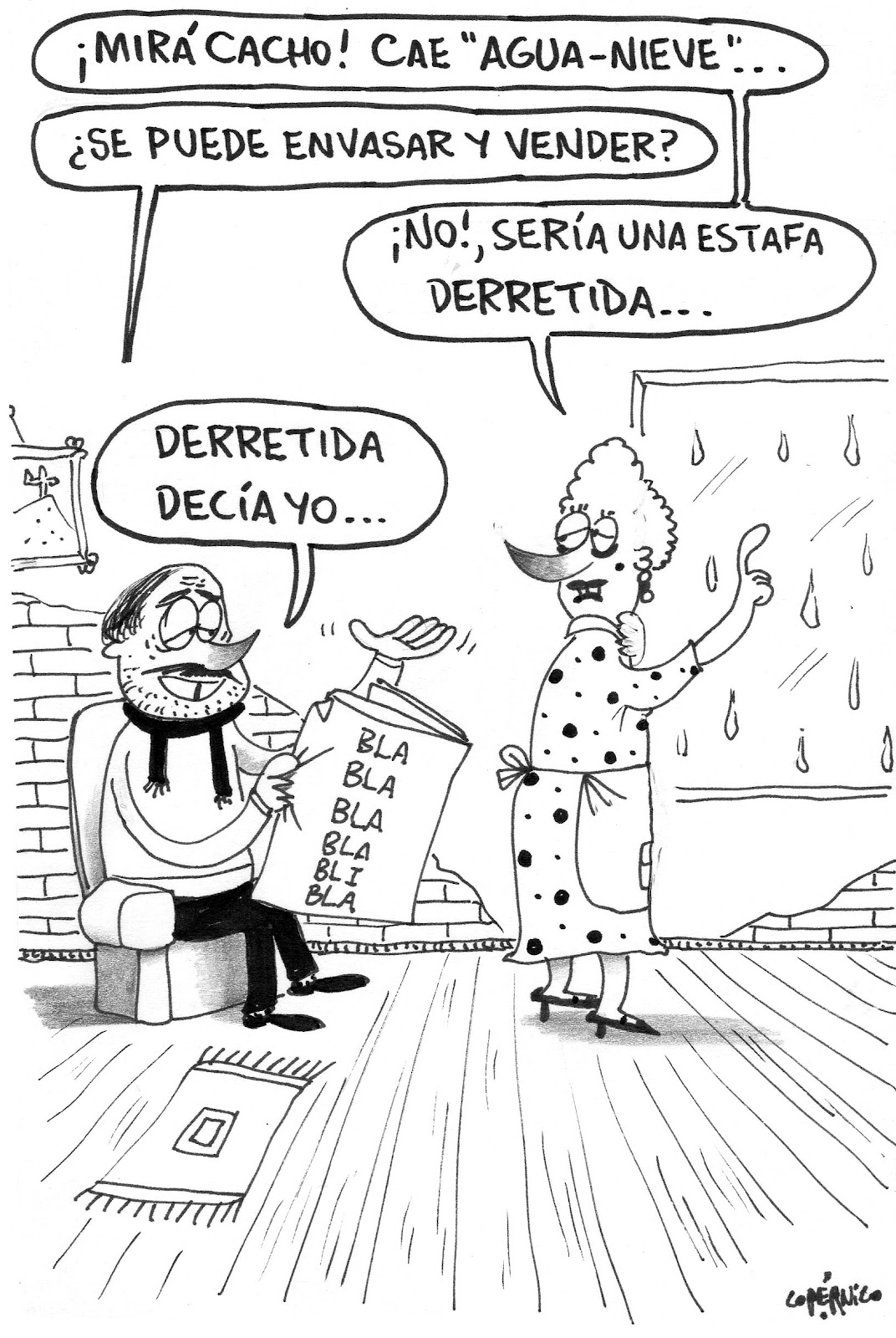Resultado de imagen para agua nieve humor