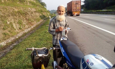 Kisah Seorang Pengembara Islam Mengayuh Basikal di Malaysia Tanpa Sebarang Wang pengembara islam