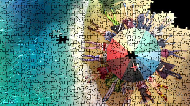 puzzle photoshop texture