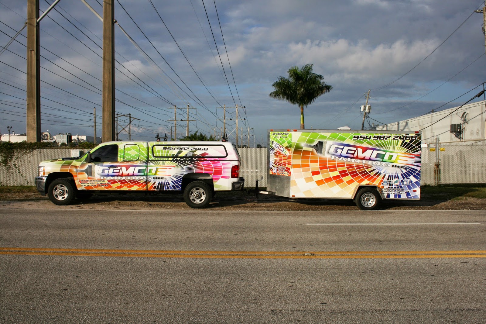 Commercial Trailer Vinyl Wraps, Graphics & Lettering Davie Florida