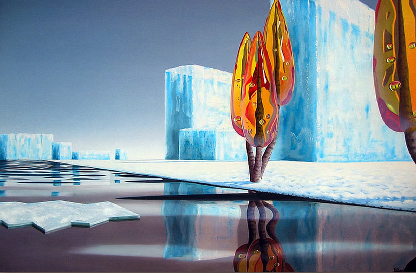 Cuadros Modernos Pinturas y Dibujos : Paisajes de Fantasia hd, Cuadros