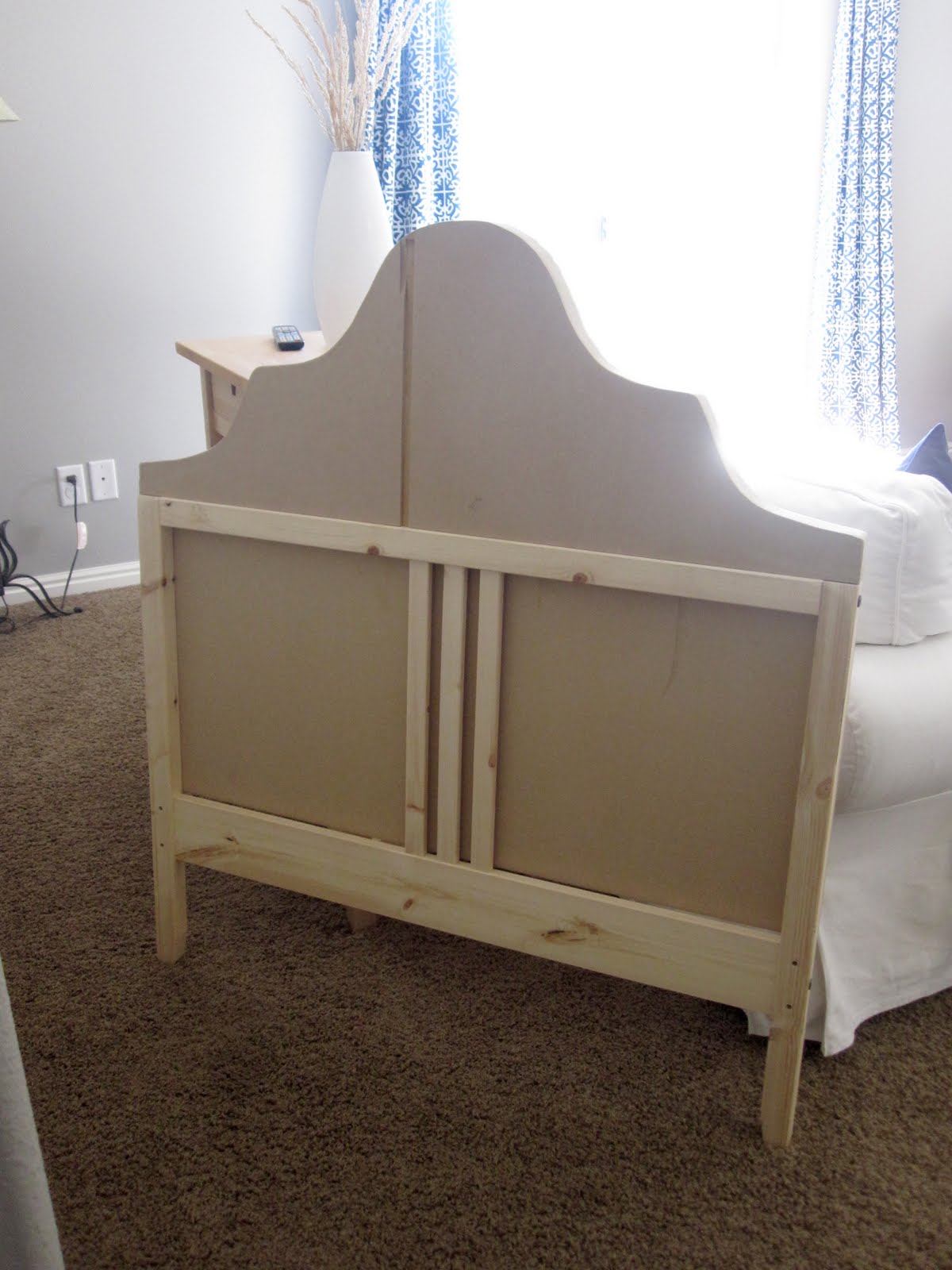 All Things Campbell Ivy s Upholstered Bed