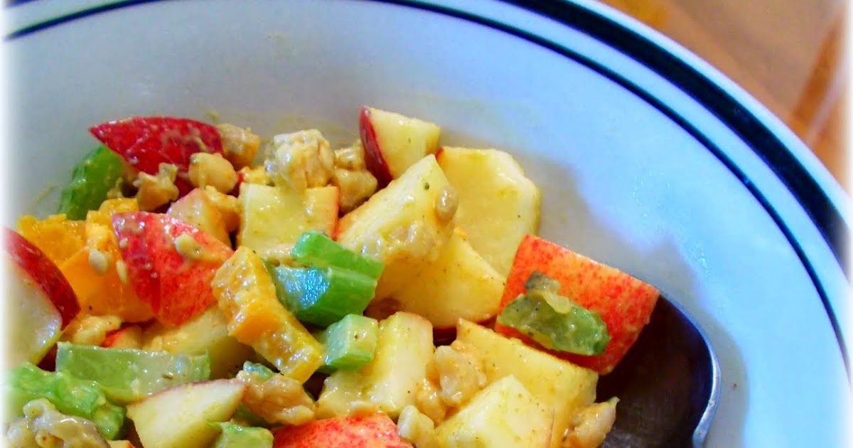 Watching What I Eat Curried Tempeh Waldorf Salad Meatless Monday