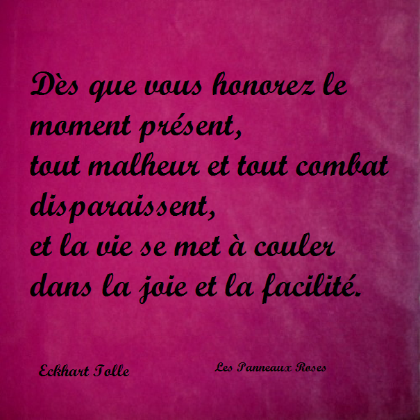 La Page de la Sagesse Citation d�Eckhart Tolle sur le