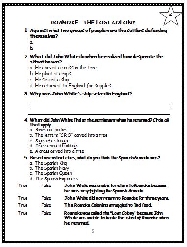 Printables Jamestown Worksheet colony worksheets davezan jamestown davezan