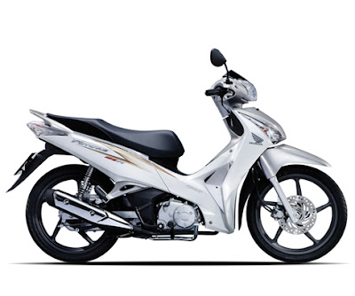 Honda Future 2012 - Trắng Bạc Đen
