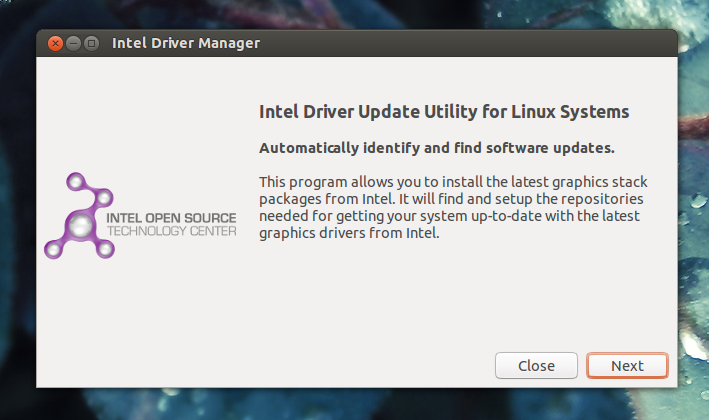 linux ubuntu intel graphics driver