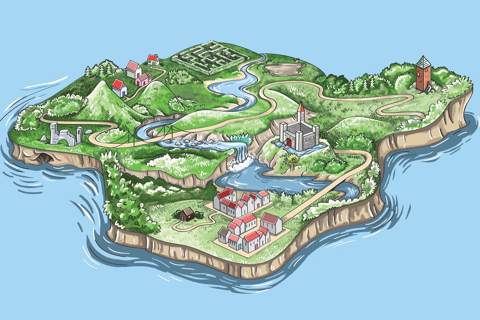 Emily Snape Fantasy Map Commission