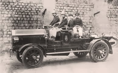 1913, Carro bomba de la 5ª cia de bomberos de Santiago