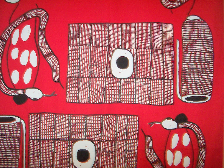 Design Exibition of Australian Indigenous Printed Fabrics.