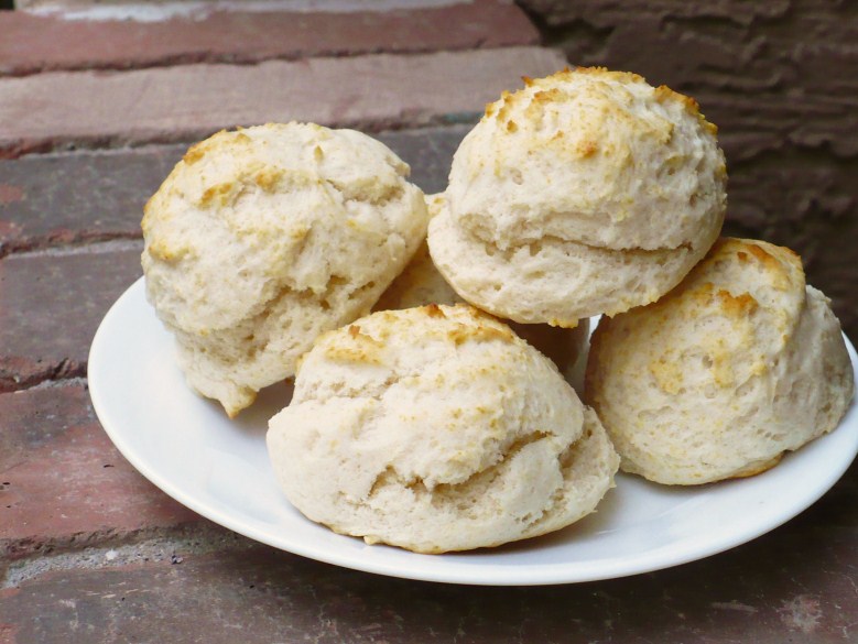 The Tall Girl Cooks Drop Biscuits