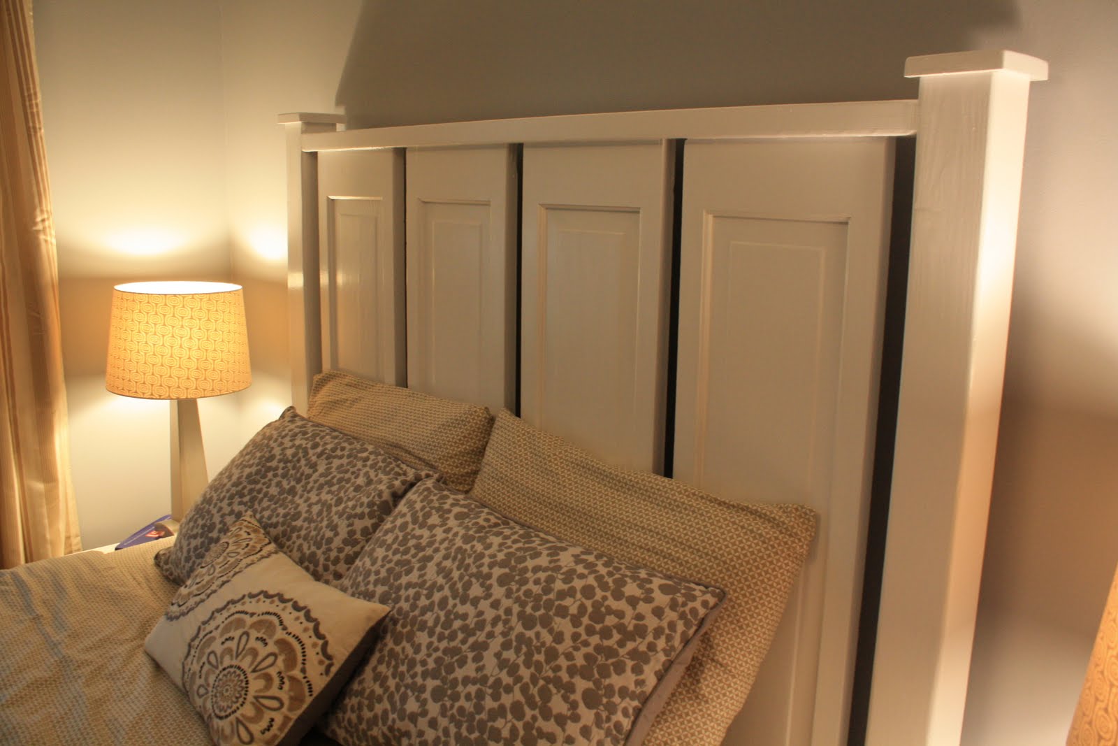 Chic, Not Boutique! Headboard Made from Old Closet Doors