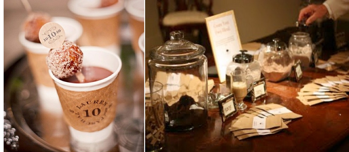 The Bridal Solution TBS Inspiration Coffee Bars at Receptions