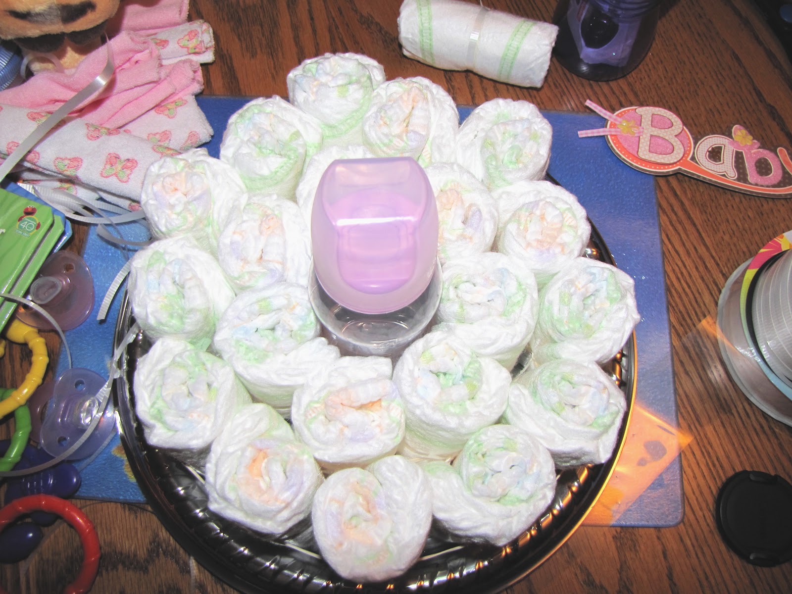 How To Make A Diaper Cake No Baking Skills Required {Tutorial}