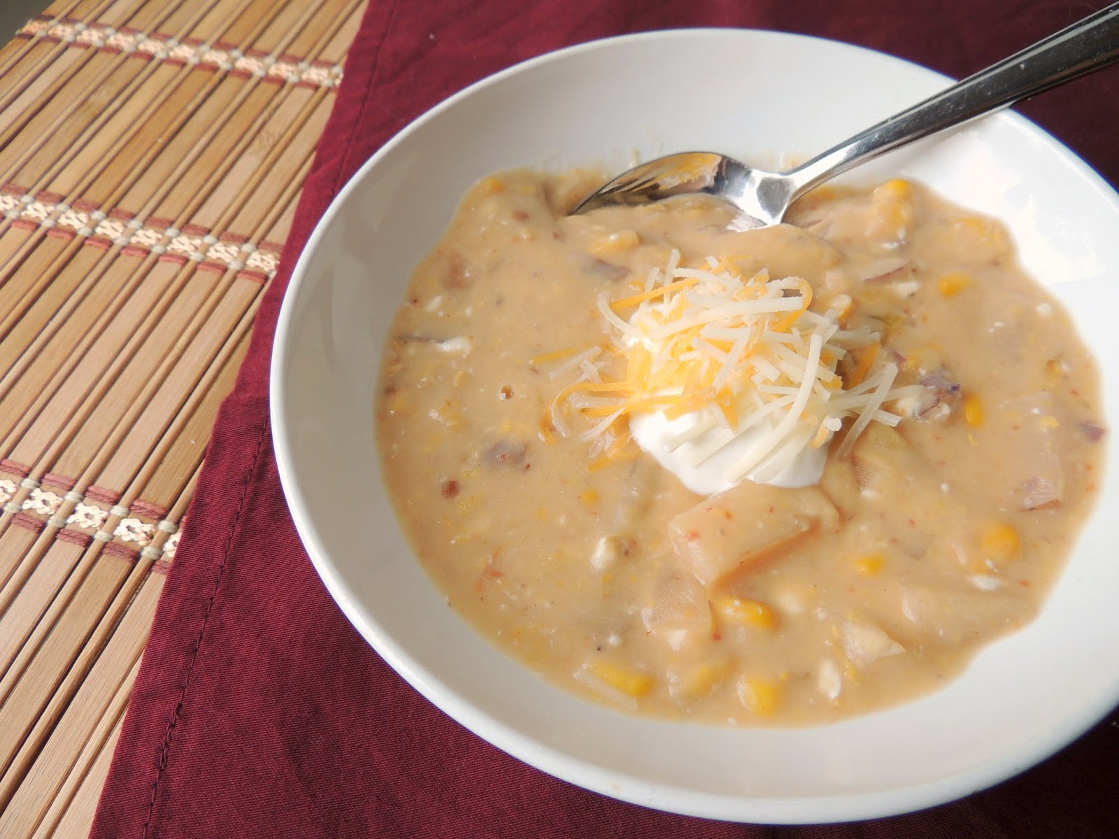 Frugal Foodie Mama Crock Pot Chipotle Corn & Potato Chowder