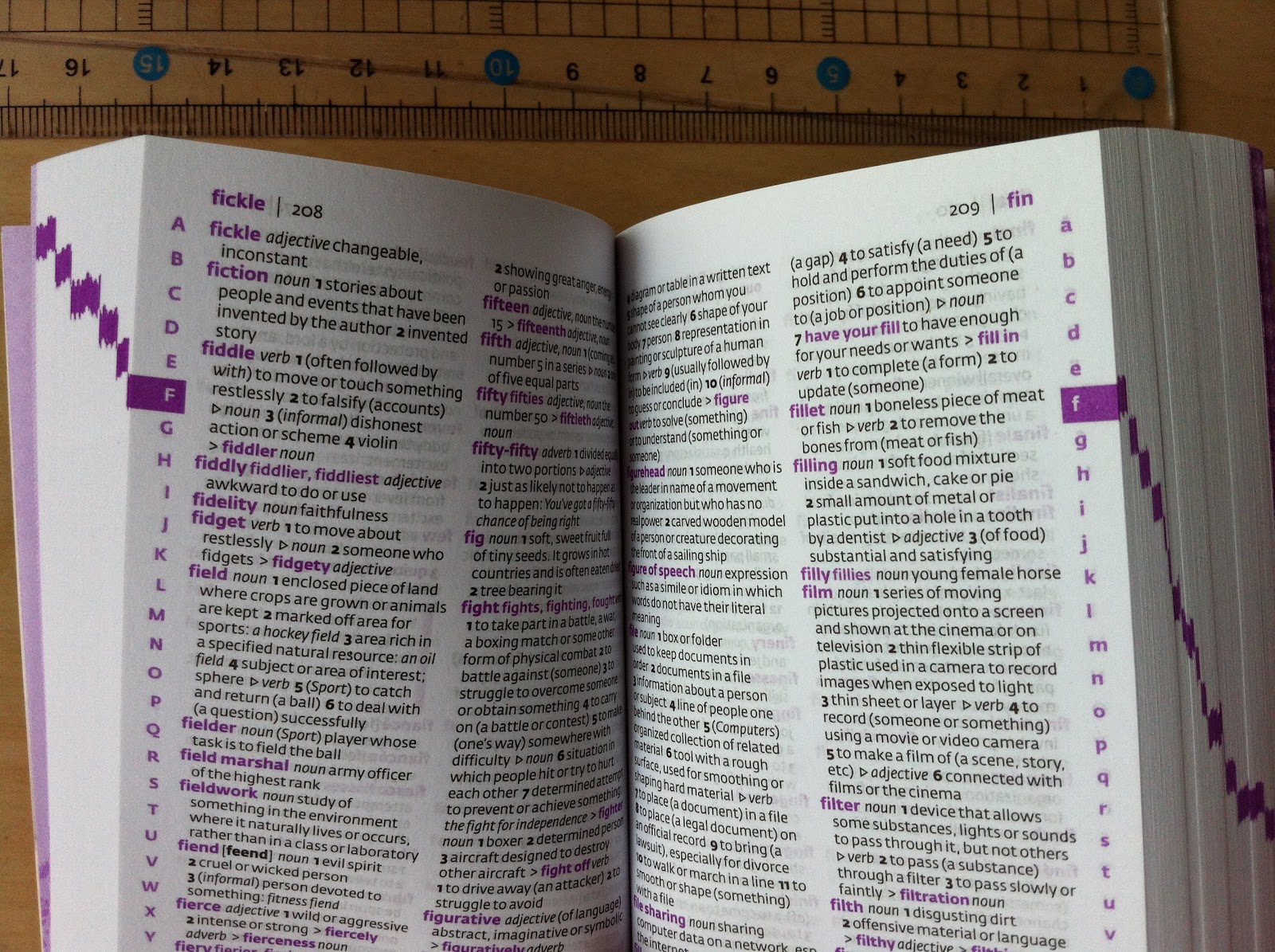 Paper english dictionary