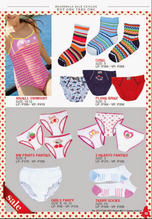 Boardwalk Brochure Women's Intimate Apparel Christmas Sale October 15