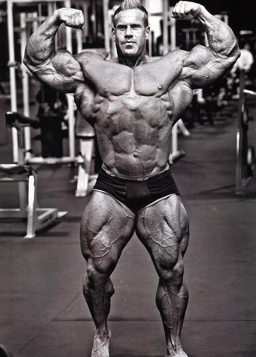 Bodybuilder Jay Cutler Biceps Pose