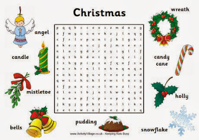 Christmas Word Search For Kids 4