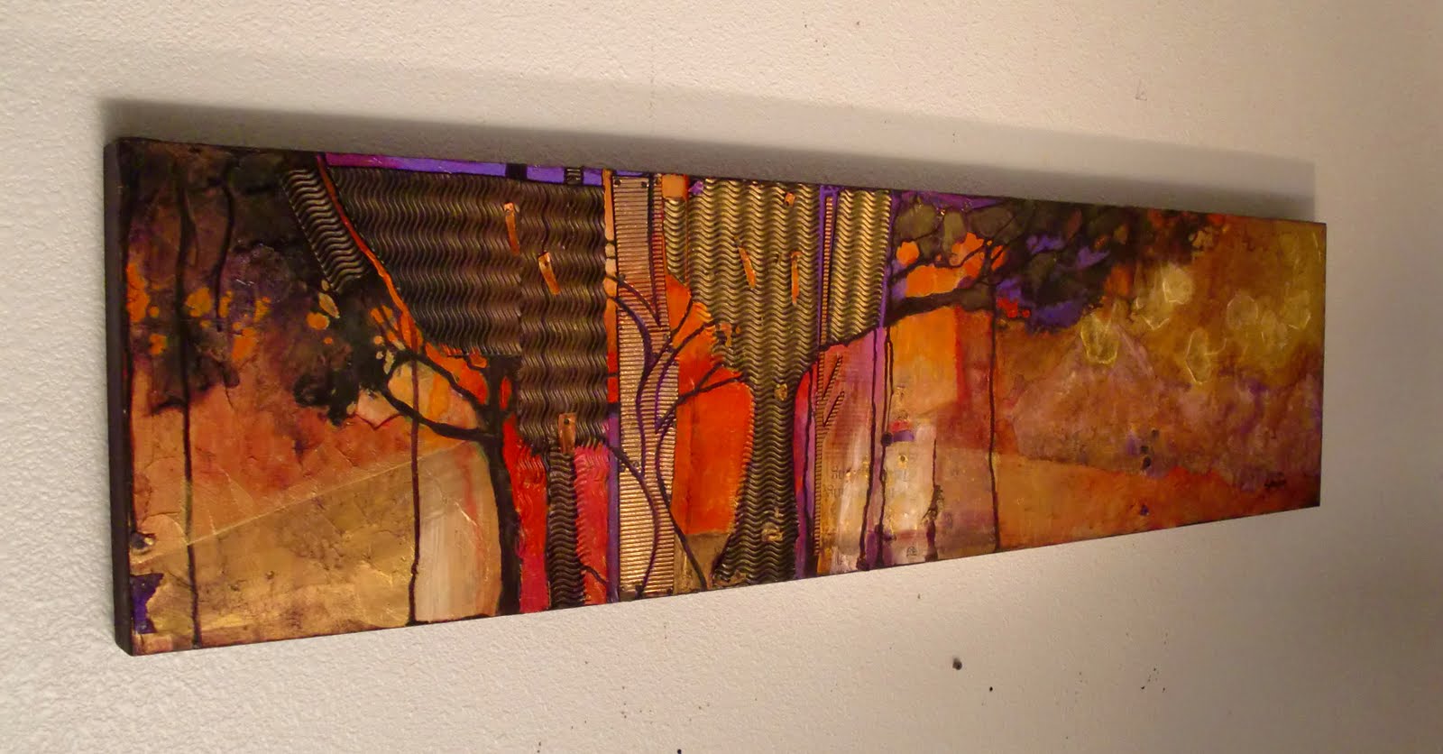 Daily Painters Abstract Gallery "FOREST ELEMENTS" 11062, daily painter