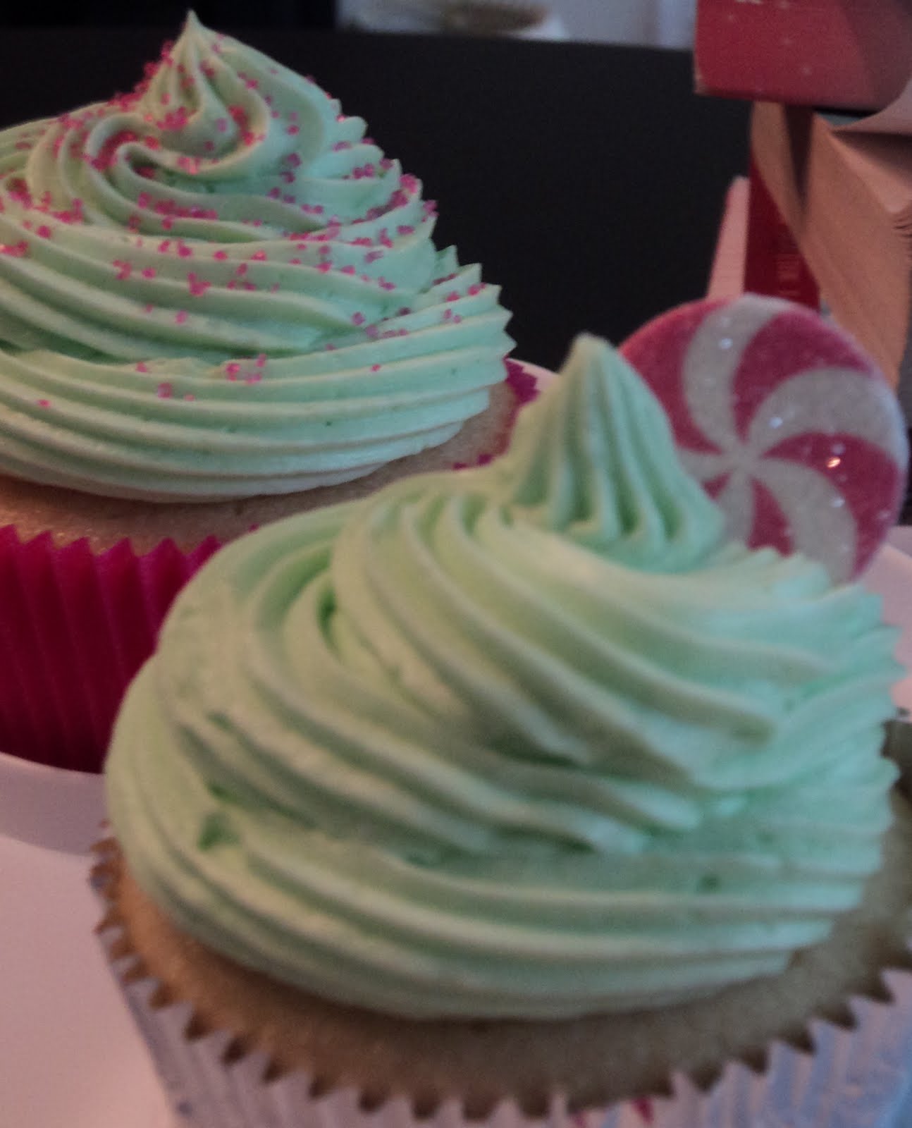 Pretty Pleasing...with Sugar on Top Sweet Candy Cupcakes