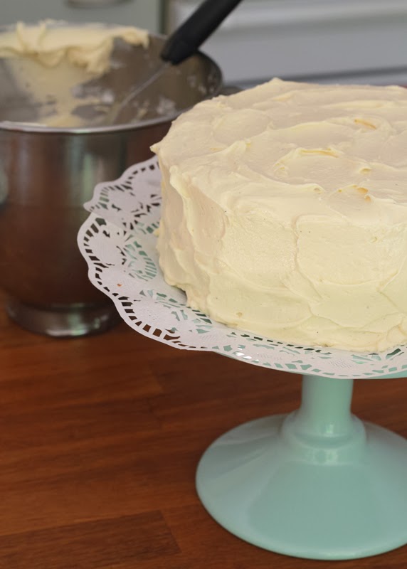 butter hearts sugar Eggnog Cake