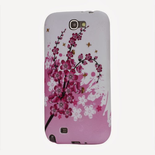 Plum Blossom TPU Jelly Case for Samsung Galaxy Note 2 / II N7100 Plum Blossom TPU Jelly Case for Samsung Galaxy Note 2 / II N7100