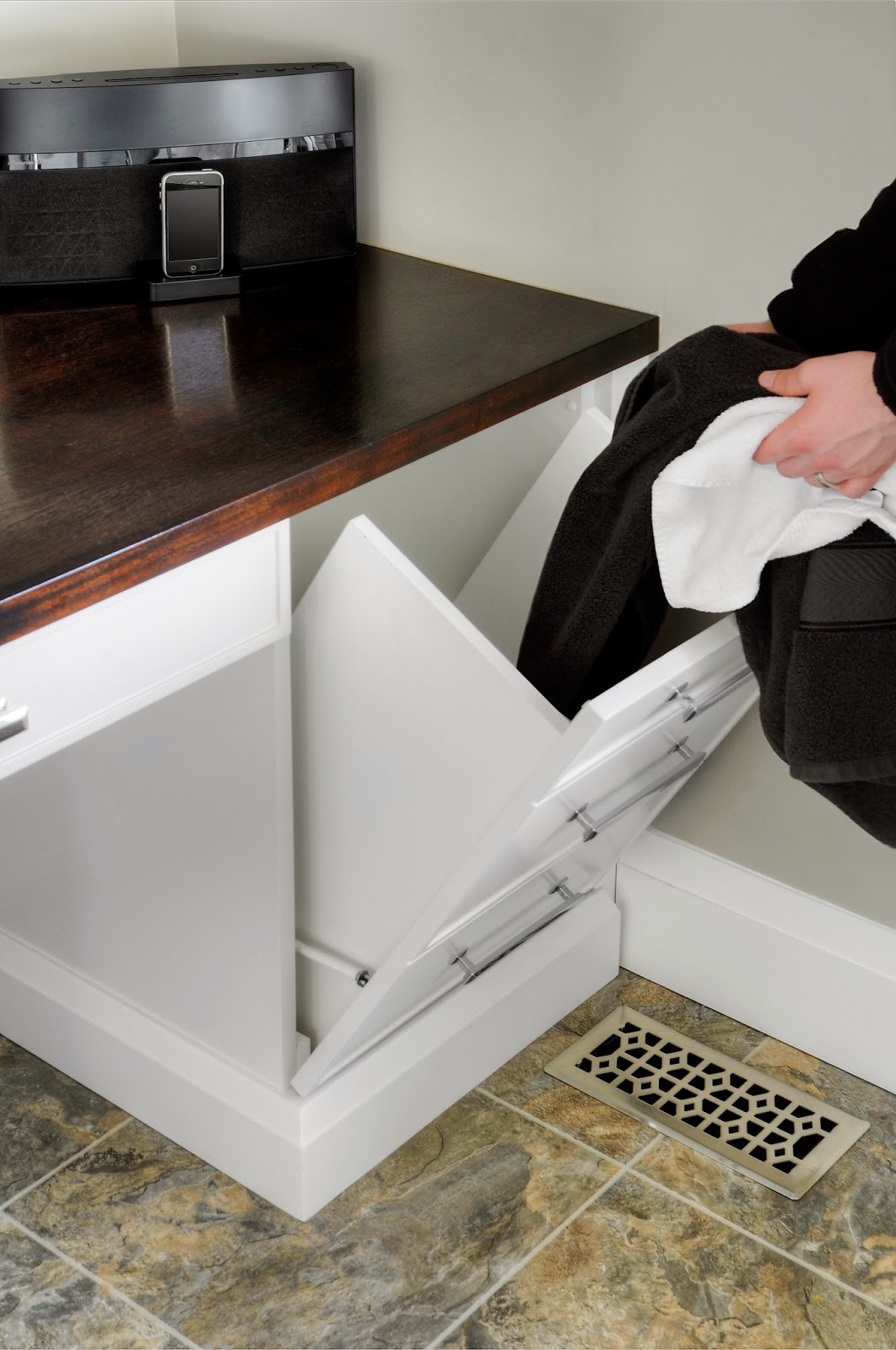 Kitchen cabinets houzz Laundry Chute Cabinet