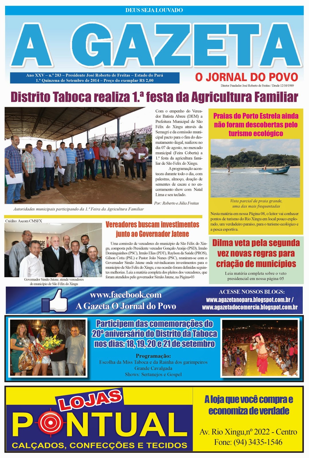 Jornal de agosto 2014